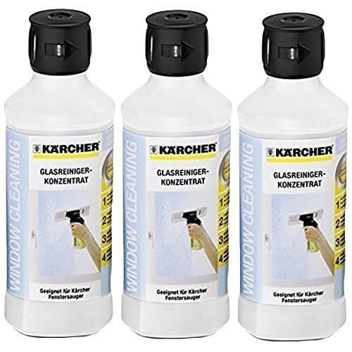 Kärcher Window Vac Glass Cleaning Surface Shine Concentrate Solution (Pack of 3)