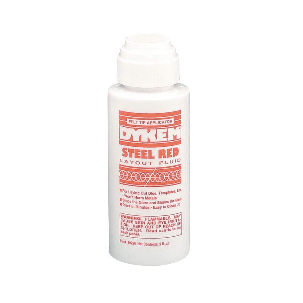 Dykem02964 Red Layout Fluid - 2 oz Felt Tip Applicator - 80296 [PRICE is per EACH]