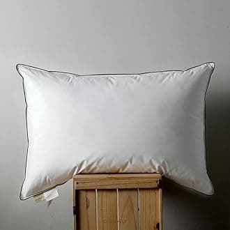 APSMILE Goose Feather Down Pillows -Single Pack Soft Bed Pillows for Sleeping 100% Organic Cotton Queen Size Hotel-Quality Pillows Insert for Stomach/Back Sleepers