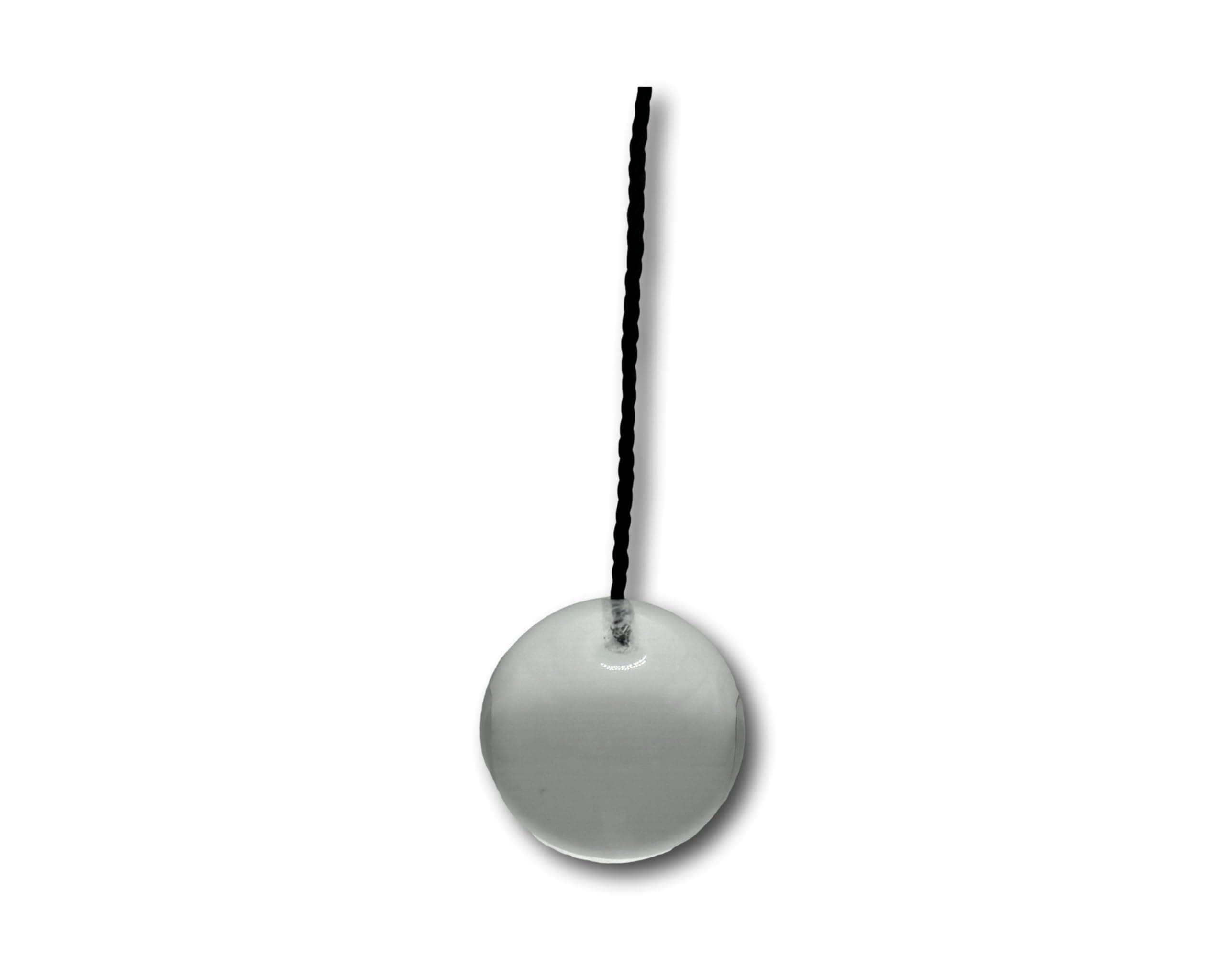 Universal Neutral Pendulum. Clear Acrylic Plastic Sphere on a String. Tool for Personal Wavelength Testing in Radiesthesia. Biofield Tuning. BioGeometry.