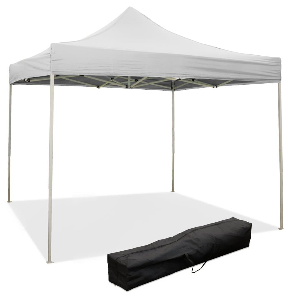 Automatic Accordion Style Folding Gazebo 3 x 3 m with Bag (White)