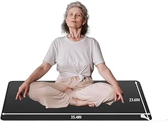 NIULAFR Grounding Mat Kit, Improves Sleep,Reduce Inflammation, with 15ft Straight Cord,for Healthy Grounding Energy,Improve Sleep and Helps with Anxiety(35.4inch x 23.6 inch)