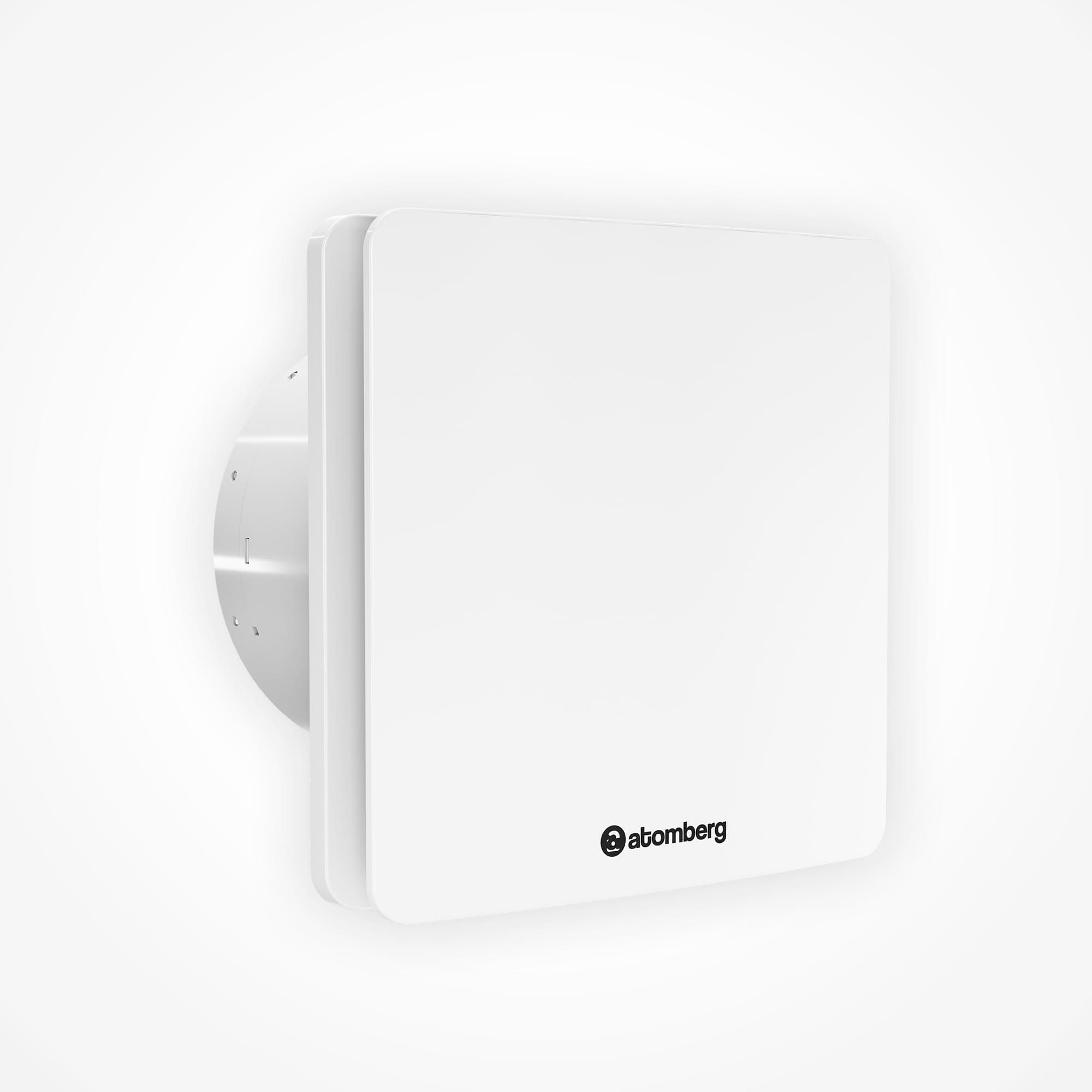 - atomberg Studio Exhaust Fan 150mm (6 Inches) | BLDC Motor | 6.8W| Low Noise | 2000 RPM| Ideal for Bathroom,Kitchen | Easy to Clean | Installation-Round Cut (153mm) | 2 Years Warranty | (Gloss White)