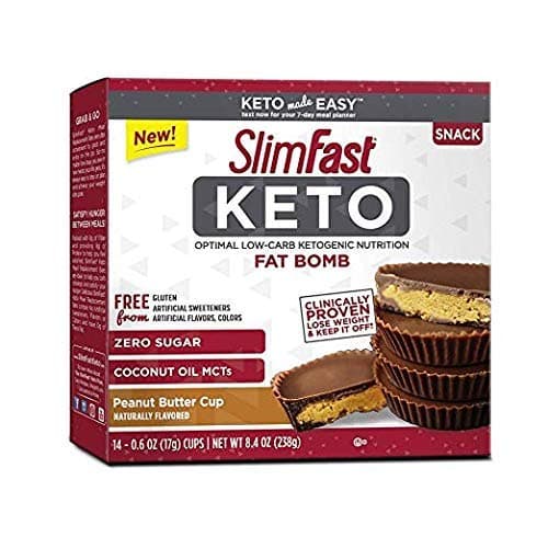 SlimFast Keto Fat Bomb Snacks (Pack of 2)