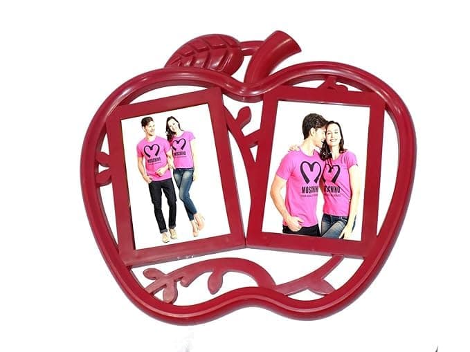 FULLY Heart Shape Photo Frames Collage Wall Hanging for Home Decor, 40 Grams, Pack of 1