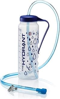 Hydrate For Health The Hydrant 1 L Drinking Bottle with Tube, Latex free (Eligible for VAT Relief in The UK)