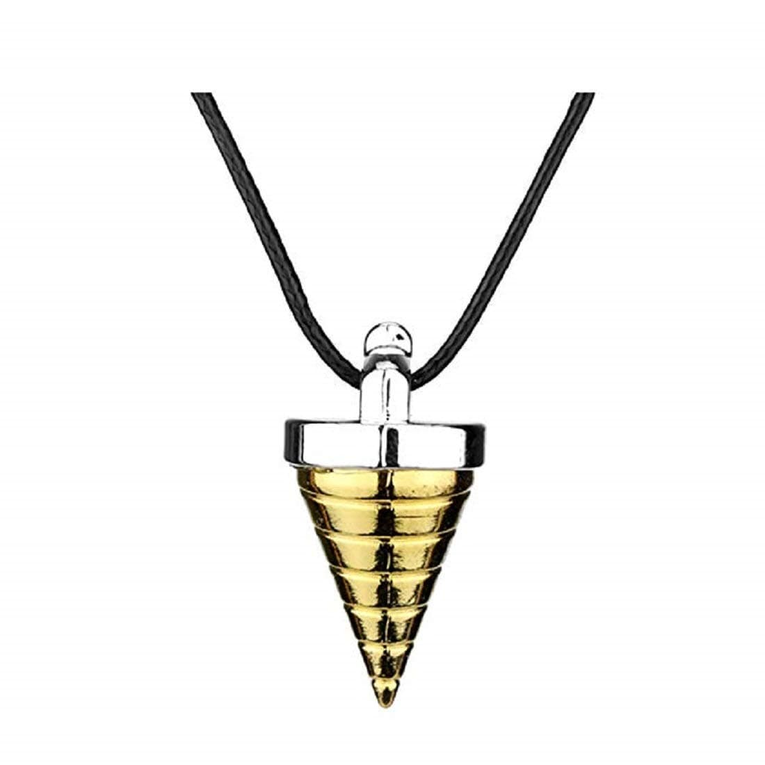Gurren Lagann Core Drill Necklace, Black, Gold, 3X8