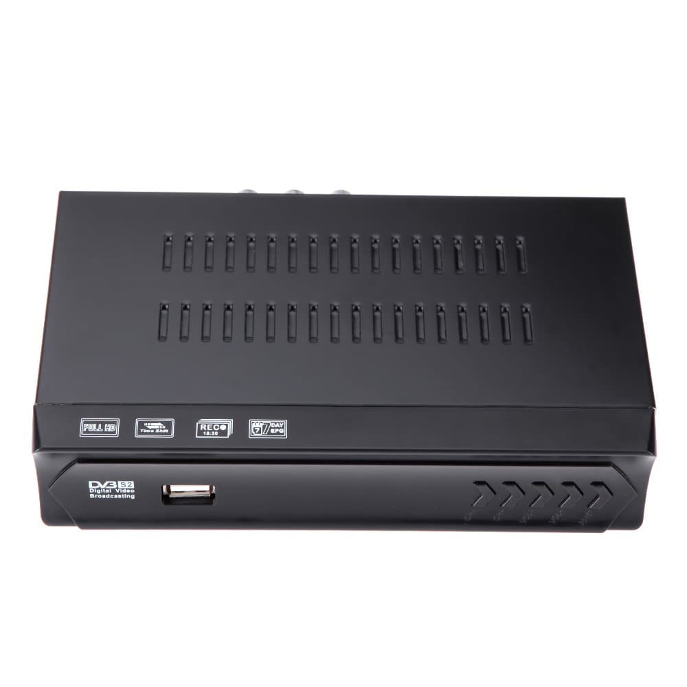Jiuling New Full HD DVB-S2 Digital Video Broadcasting Satellite Receiver Set Top Box Compatible with DVB-S / Mpeg4 Supports BISS Key for TV HDTV