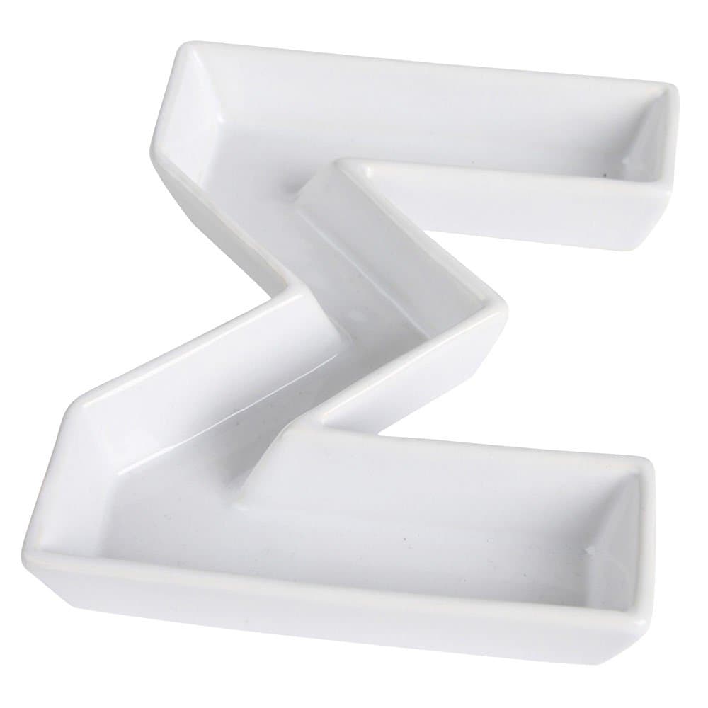 Ivy Lane Design Ceramic Greek Alphabet Dish, Sigma