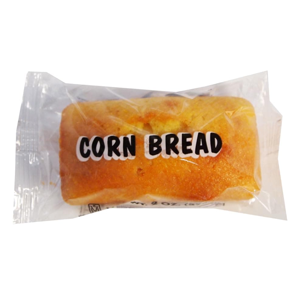 Cornbread Mini Loaves, 2 Ounce -- 72 per case.
