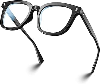 Square Blue Light Blocking Glasses TR90 Anti Glare Computer Gaming for Women Men NOE