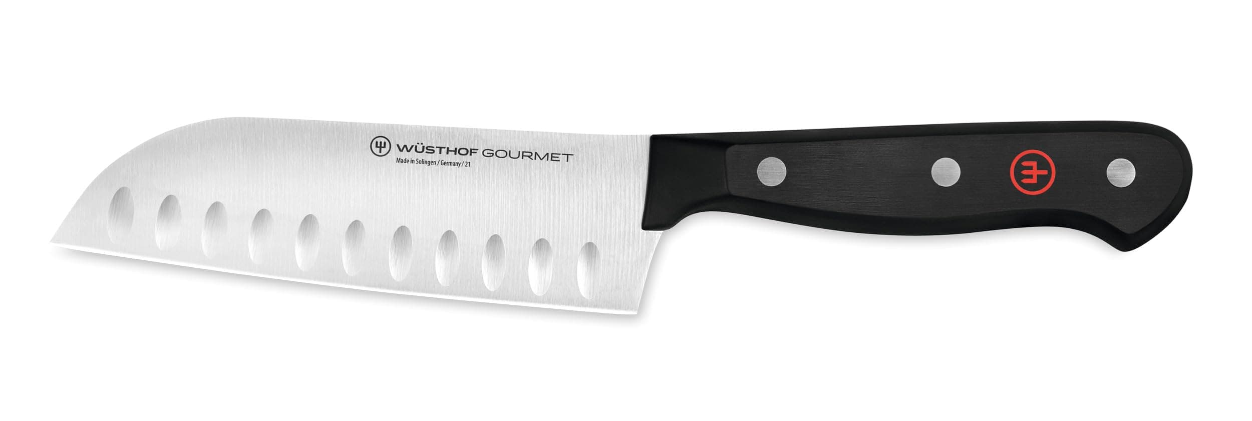 Wusthof Gourmet 5" Santoku, Hollow Edge