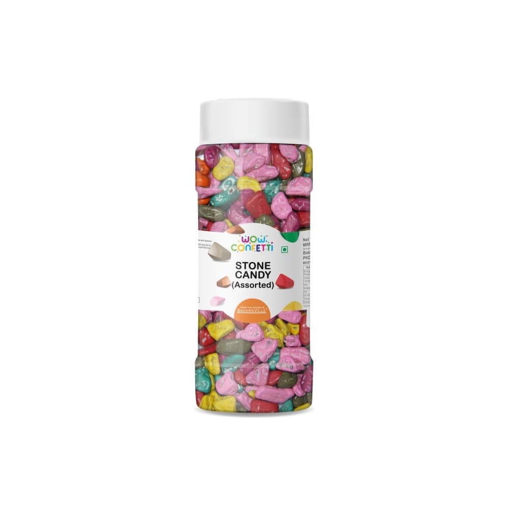 Wow Confetti Stone Candy (Chocolate Stones), 125g