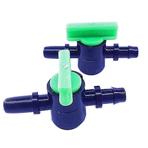 100 Pcs/Pack Water Supply Hydro Flow Plastic Ball Valve 5mm for irrigation system