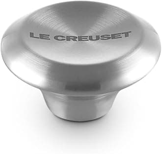 Le Creuset Metallic knob replacement for casseroles, Stainless Steel, 47mm, 94034470000002