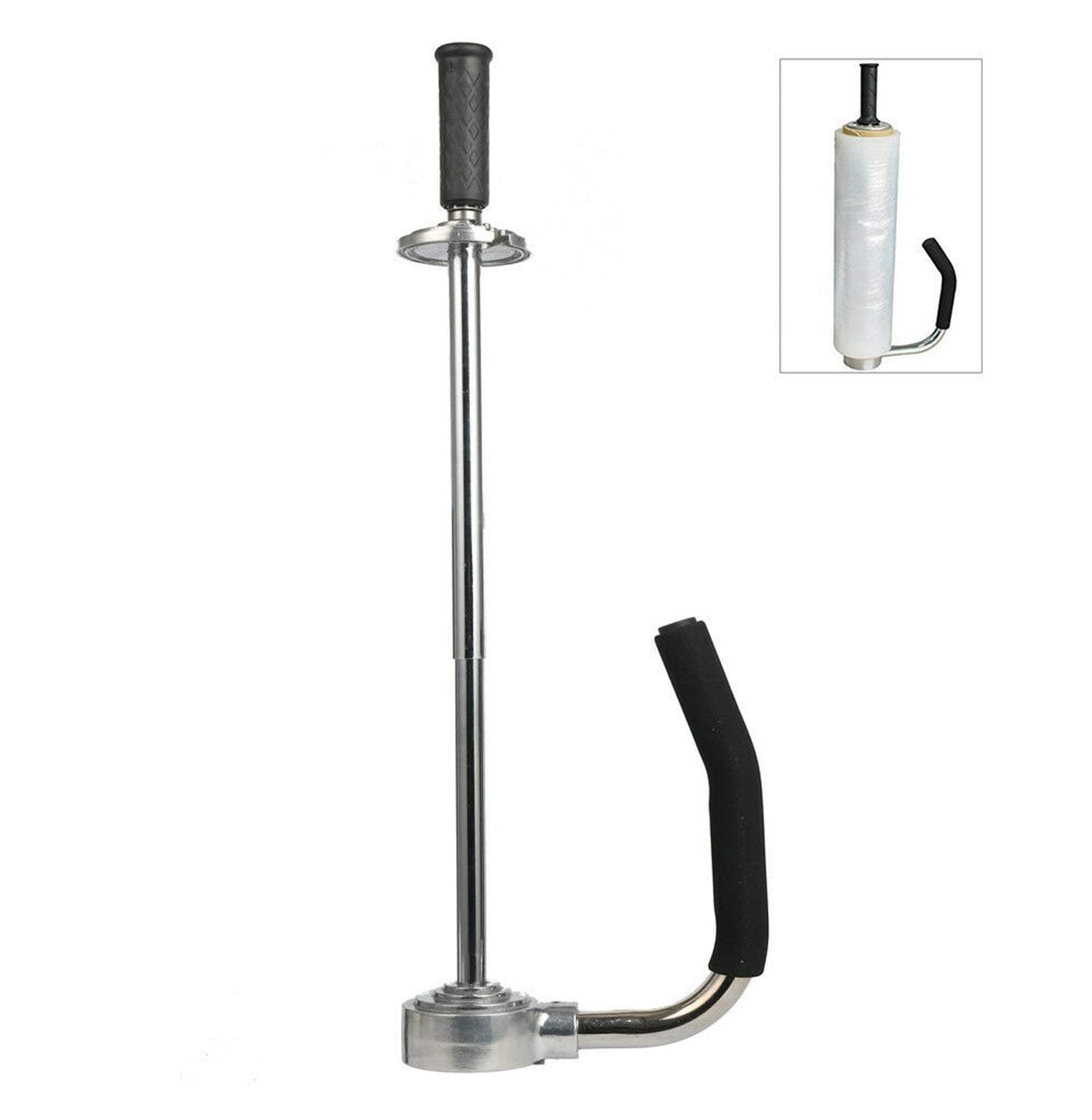 Pallet Stretch Film Packing Machine Shrink Wrap Dispenser Holder, Adjustable Height from 12-20 inch (Upgraded Version)