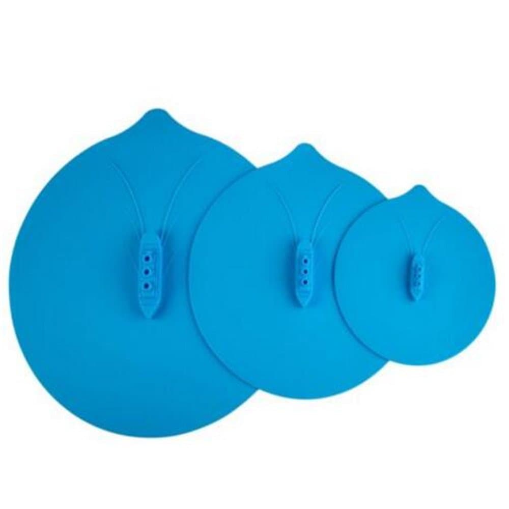 3 pcs different size Silicone Pot Cover Pan Lid Creative Steam Ship Steaming Lid Cooking Tools Pan Lid Boil Over Spill Stopper Cover Safe Pot Lid