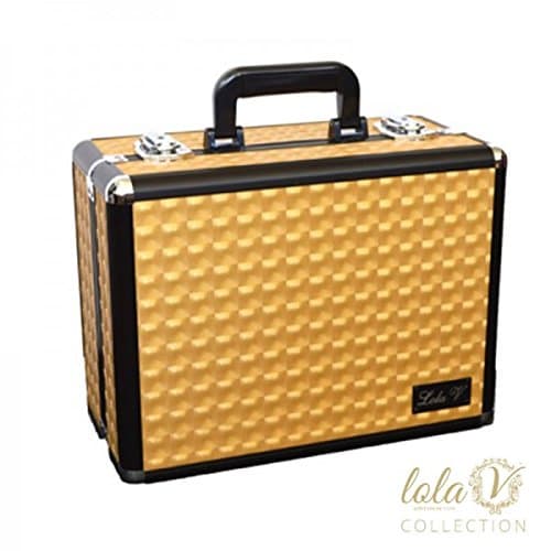 Lola V Beauty Case Yellow Daddy Kit with Mirror & Lights