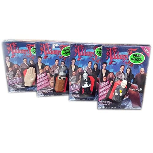 Addams Family Cereal Box w/ Free Flashlight Complete Set Of 4 [Misc.]
