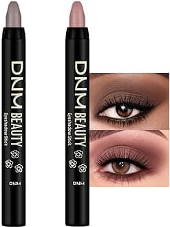 evpct2Pcs Cream Eyeshadow Sticks Set for Eyes Waterproof, Stone Matte & Putty Matte Eye shadow Stick Pencil Pen Bulk sombras en crema para ojos 22+23