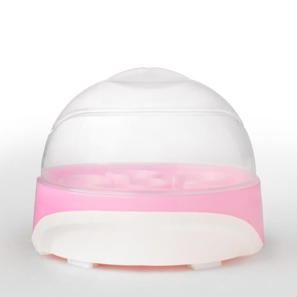 Elite Cuisine Egg Poacher & Egg Cooker with 6 Egg Capacity,Pink