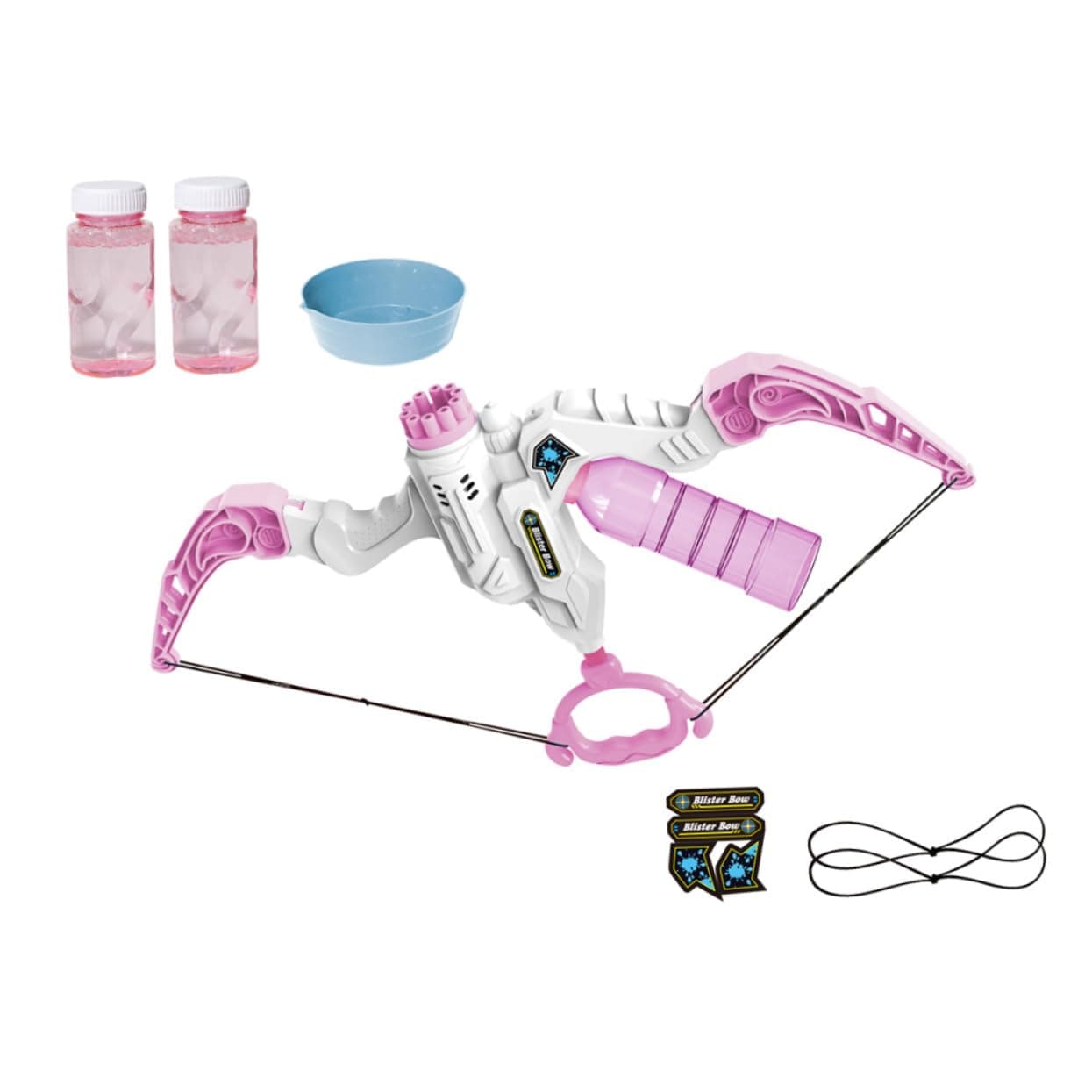 Toys 1 Set Bubble Machine Bubble Toddler Bubble Summer Toddler Kids Outdoor Toy Children Bubble Machine Manual Bubble Machine Pink Plastic Gatling Mini Bubble Shooter