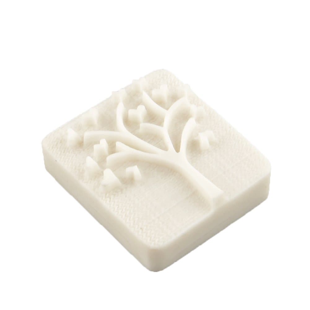 Handmade Soap Printed,Soap Mold with Hearts Tree Handmade Resin Soap Stamp Seal for DIY Creative Gift
