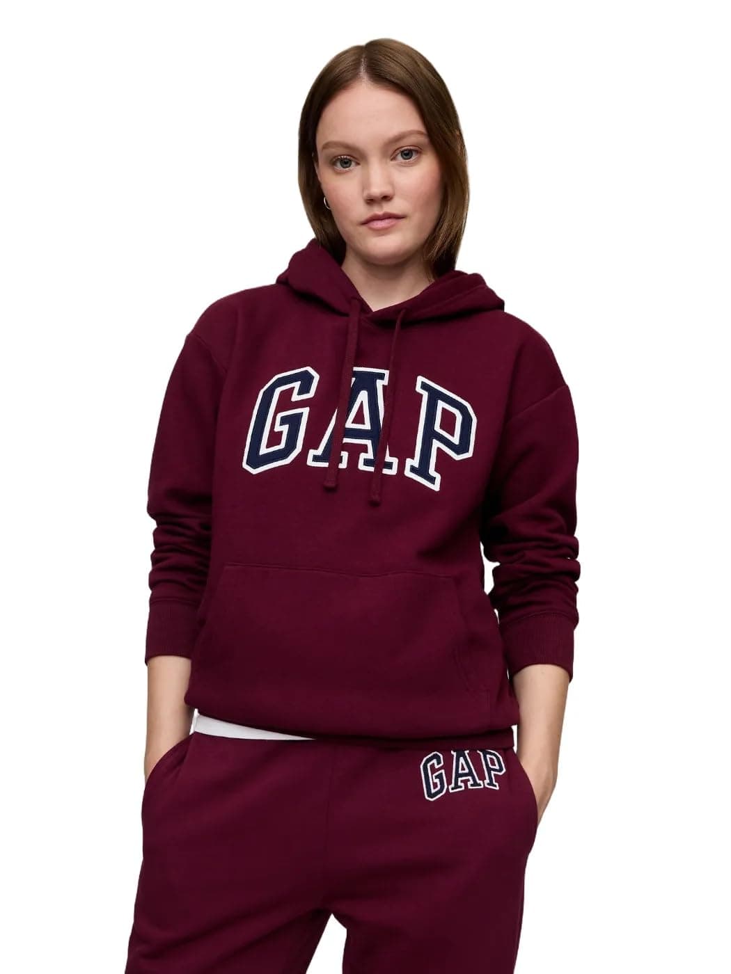 Women's Logo Hoodie Hooded Pull-on Sweatshirt