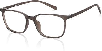 | Zero Power Blue Cut Computer Glasses | Gaming Glasses | Anti Glare, Lightweight & Blocks Harmful Rays | UV Protection Specs | Men & Women | Medium | LB E13526