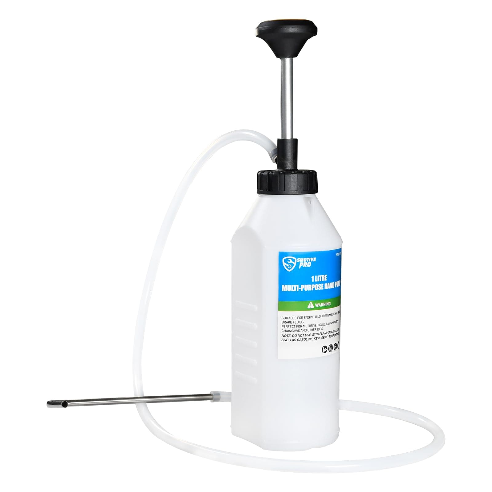 1 Liter Multi-Purpose Oil Pump, Hand Fluid Transfer Pump for Engine Oil, Transmission, Brake Fluid, and Gearbox Oil, Precision Fluid Dispensing in Tight Spaces