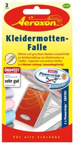 Aeroxon Clothes Moth Traps (2 items), Pack of 7 (7 x 2 Items)