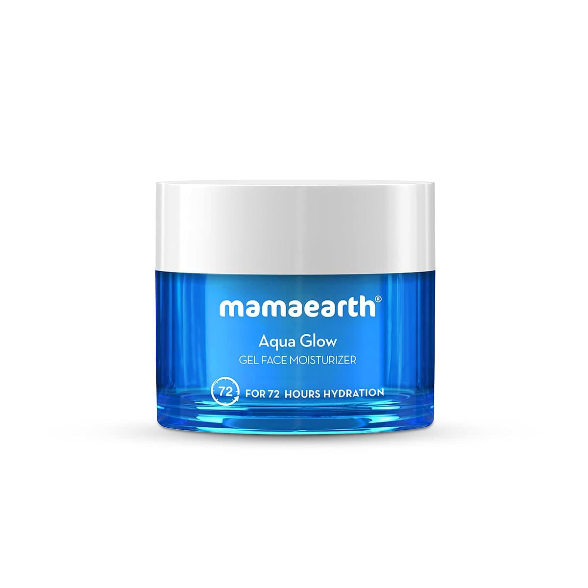 MAMAEARTH Aqua Glow Gel Face Moisturizer | for 72-Hour Hydration | Keeps Skin Fresh & Plump | Water Based Lightweight Gel Formula | 3.38 Fl Oz (100ml)