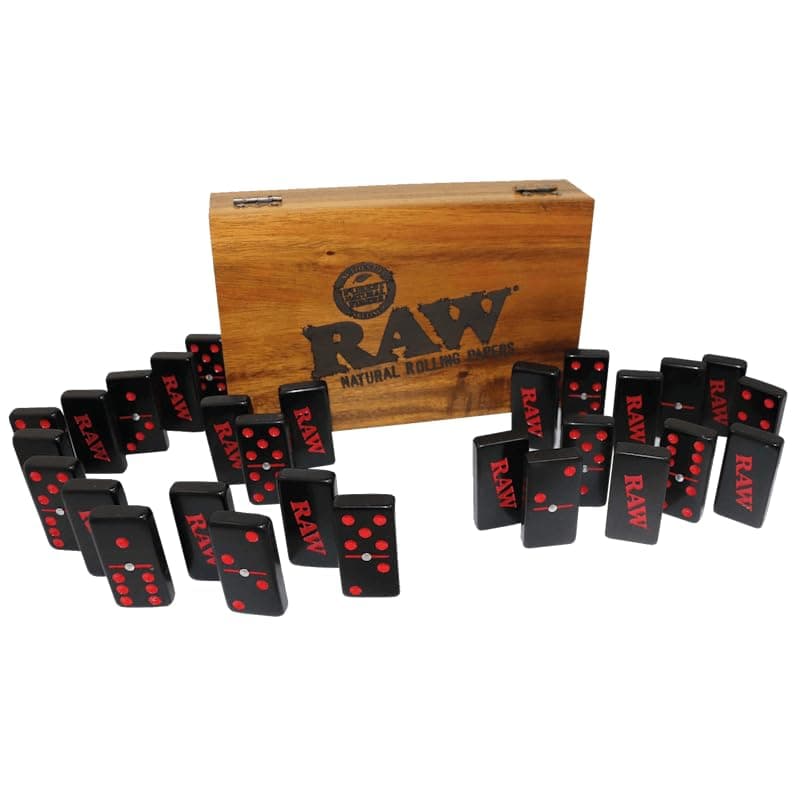 RAW® DOUBLE SIX DOMINOES SET OF 28