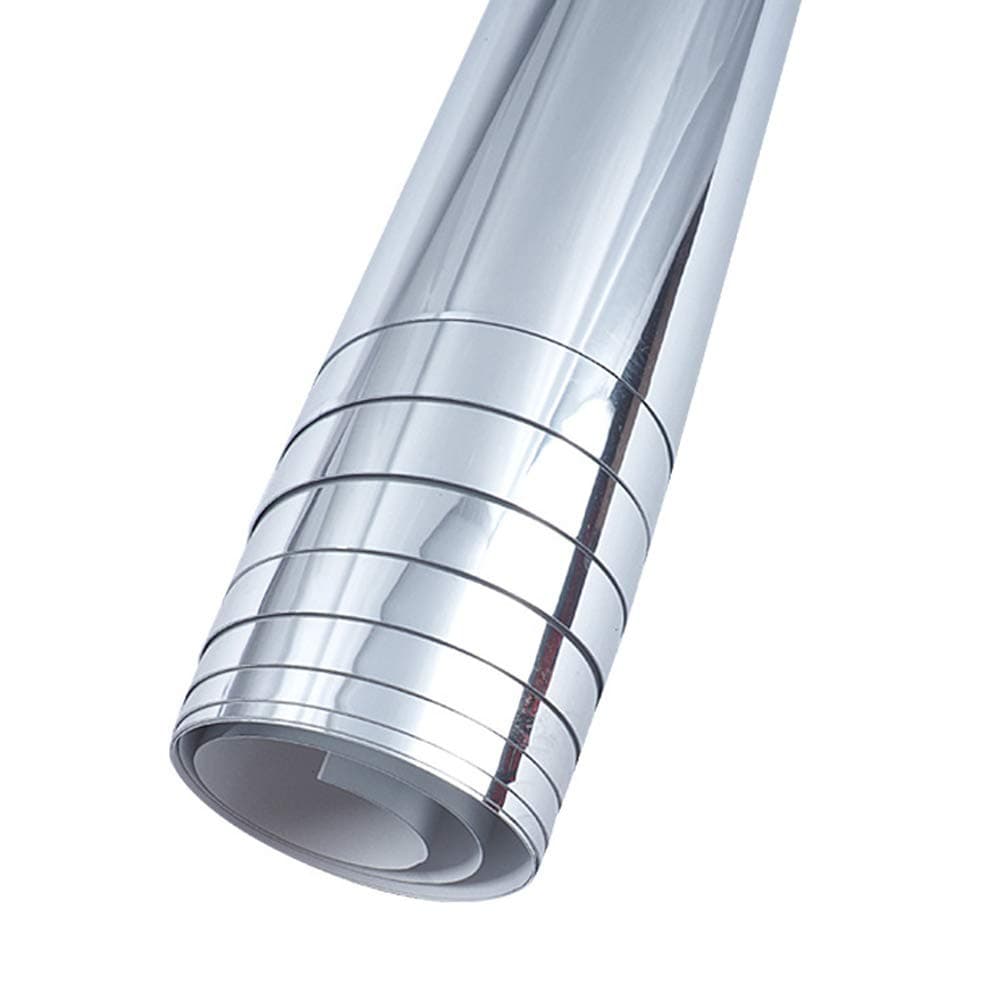 DAMEING Flexible Mirror Sheets, Wall Stickers Non Glass Self Adhesive Tiles Sticky for Bathroom, Bedroom Dresser, Kitchen Walls (50x100cm)