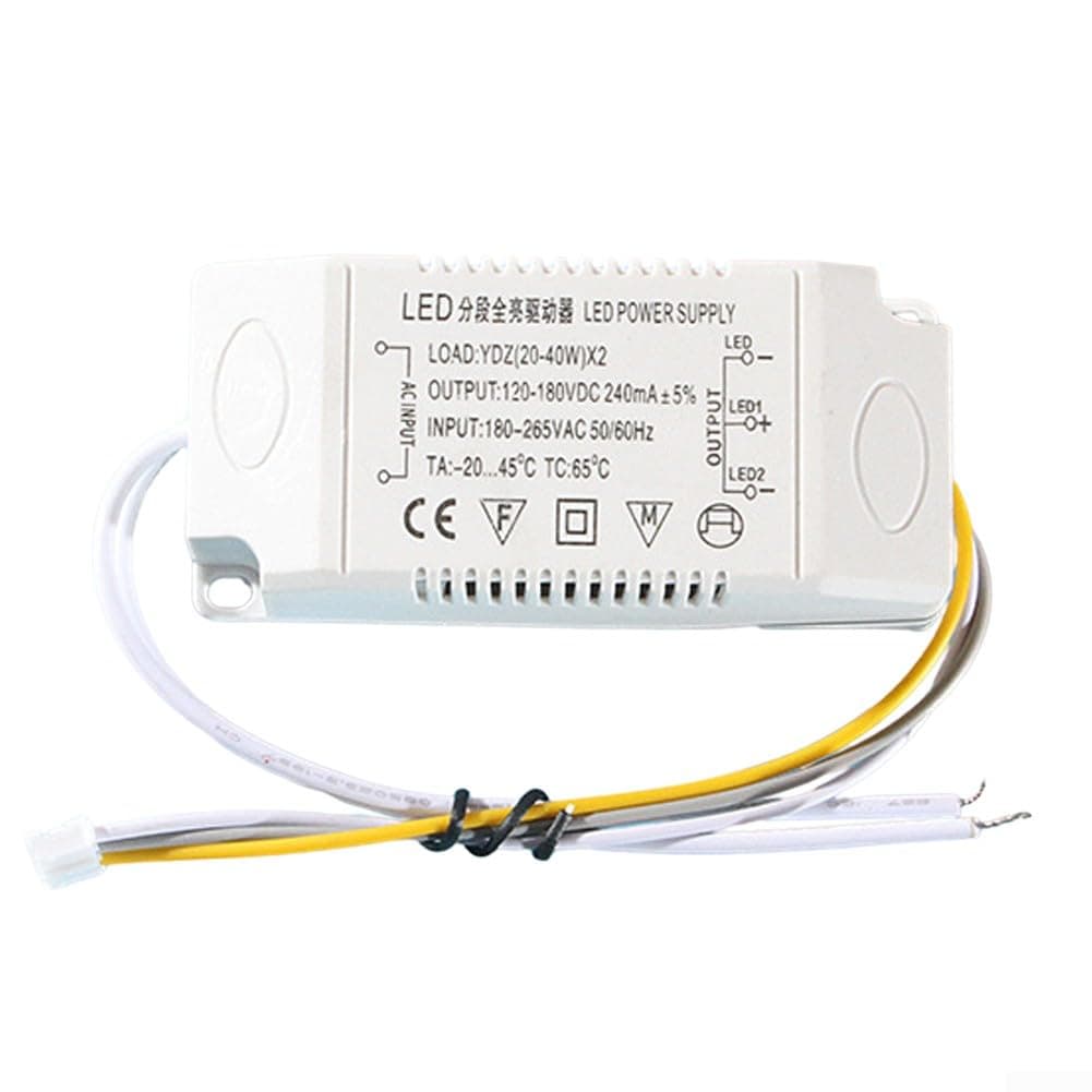 LED Driver, External Power Supply,Electronic Transformer Constant Current,Lighting Transformer Drivers,for various lighting applications,12-24W/24-36W/36-50W(（25-40） W*2)