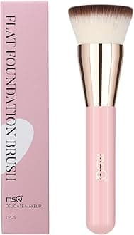 MSQ Foundation Brush Kabuki Make Up Brush Flat Top For Blending Liquid, Cream...