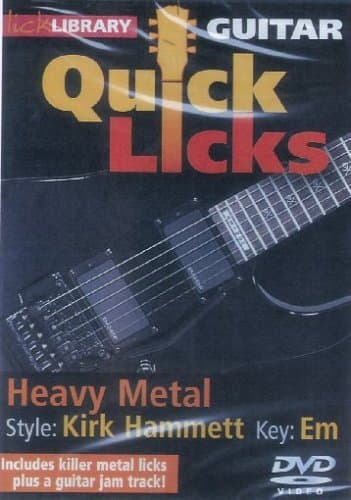 Lick Library: Quick Licks - Kirk Hammett Heavy Metal [DVD]