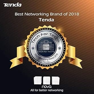 Tenda Nova MW12 Mesh WiFi System - Whole Home WiFi Mesh System - Tri-Band AC2100-6000sq² WiFi Coverage - 3 Gigabit Ports - Easy Setup - Replaces WiFi Router and Extender Booster - 3-Pack