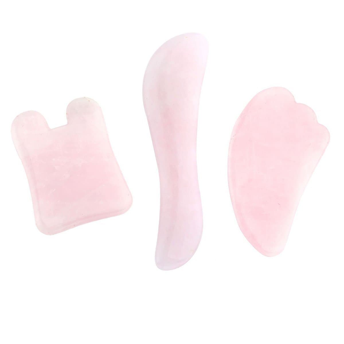 Gua Sha Board, Christmas Gifts, Gua Sha Scraping Massage Tools, Natural Stone Gua Sha Jade, Massage Sticks for SPA Therapeutic Relief and Skin Renewal (3 Packs)