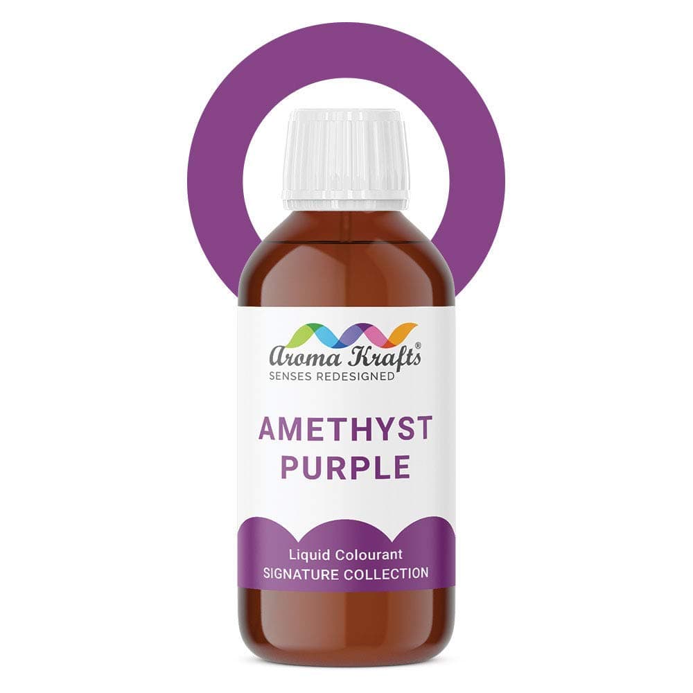 Liquid Colour for Melt & Pour Soap & Bath Bomb Making - Amethyst Purple (30 ml)