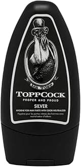 Classic ToppCock Silver Ball Deodorant Gel for Men – Leave-On Odour Control for Groin & Intimate Areas – Anti-Chafing Comfort & Long-Lasting Freshness – 90ml