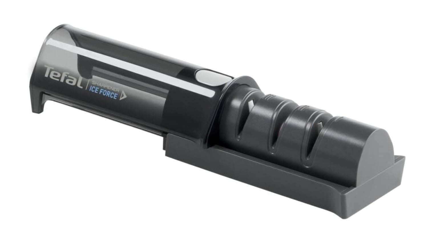 Tefal Ice Force Retractable Knife Sharpener 12.5x5.9cm,Black
