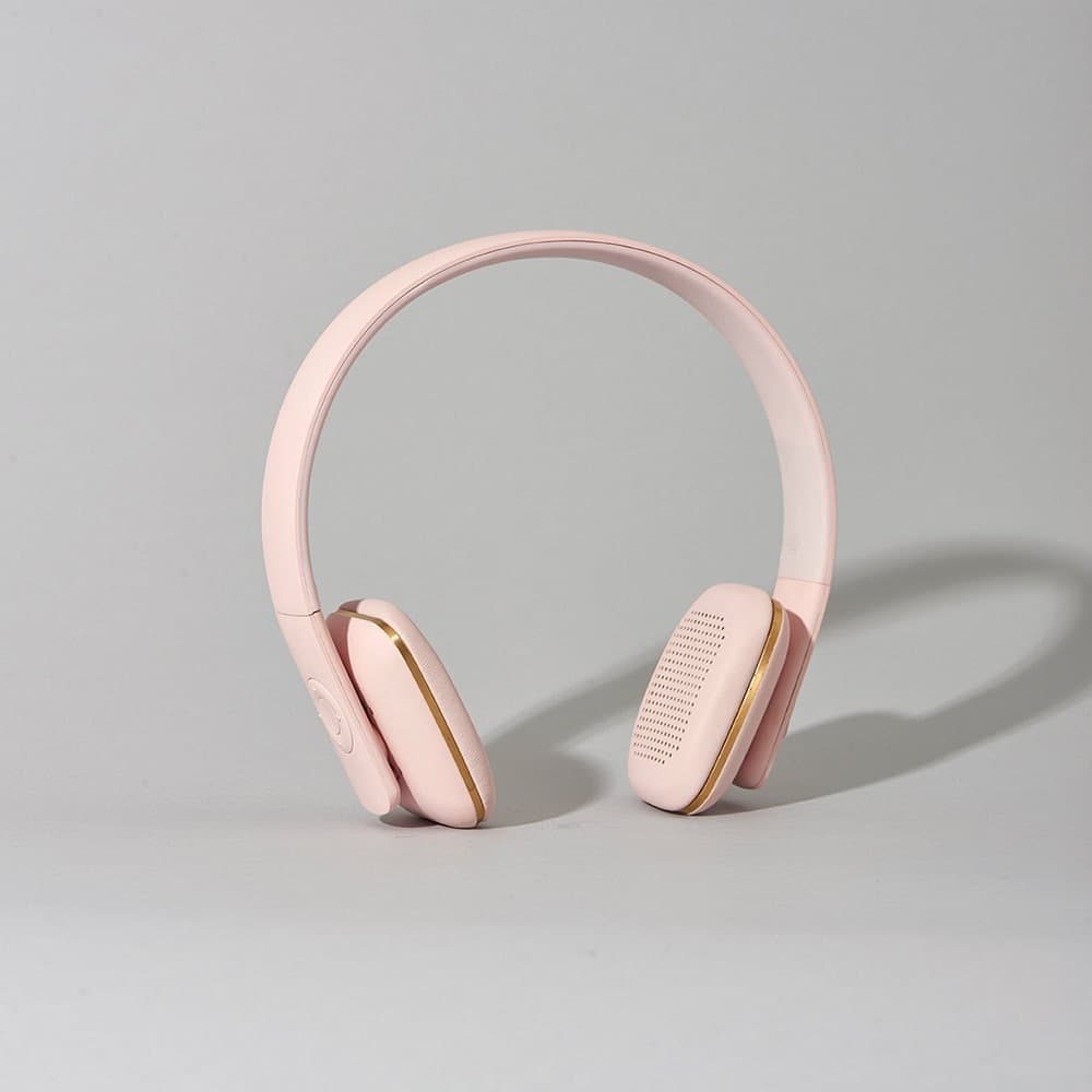Kreafunk aHead Bluetooth Headphones in Dusty Pink