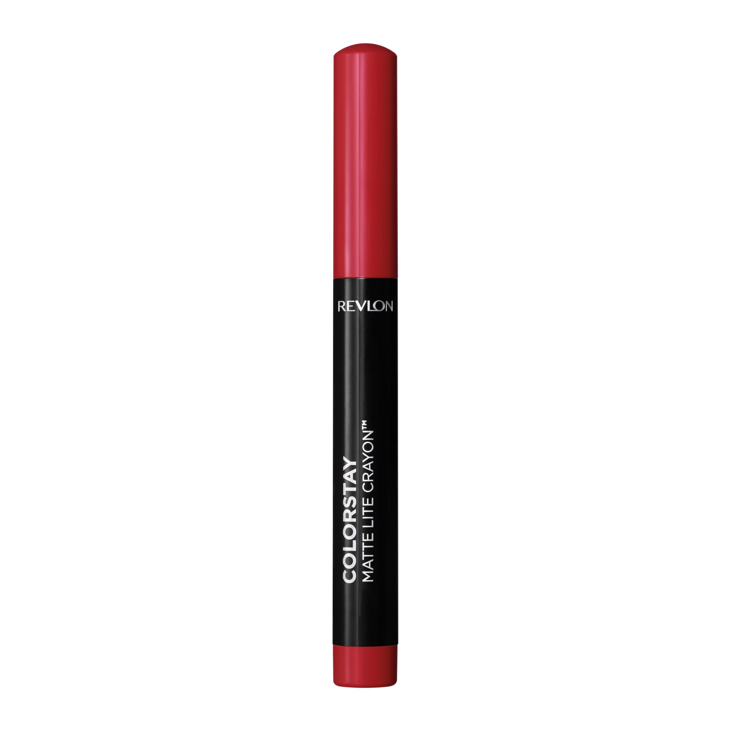 ColorStay Matte Lite Crayon Lipstick with Built-in Sharpener, Smudge-proof, Water-Resistant Non-Drying Lipcolor, 010 Air Kiss, 0.049 oz