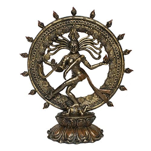 Shiva as Nataraja Bronze Figure Plastic