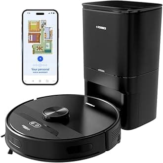 SmartClean, 5000Pa HyperSuction Robotic Vacuum Cleaner with Auto Bin (65 Days Hands-Free Cleaning) | LiDAR 3.0 & Home Mapping | Wet Mopping | 5-Hour Run Time | Smart App Control