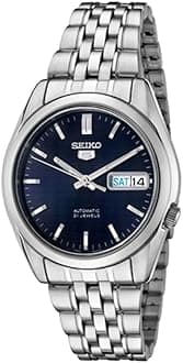 SEIKO Automatic Watch for Men 5-7S Collection - with Day/Date Calendar, Luminous Hands, Stainless Steel Case & Bracelet