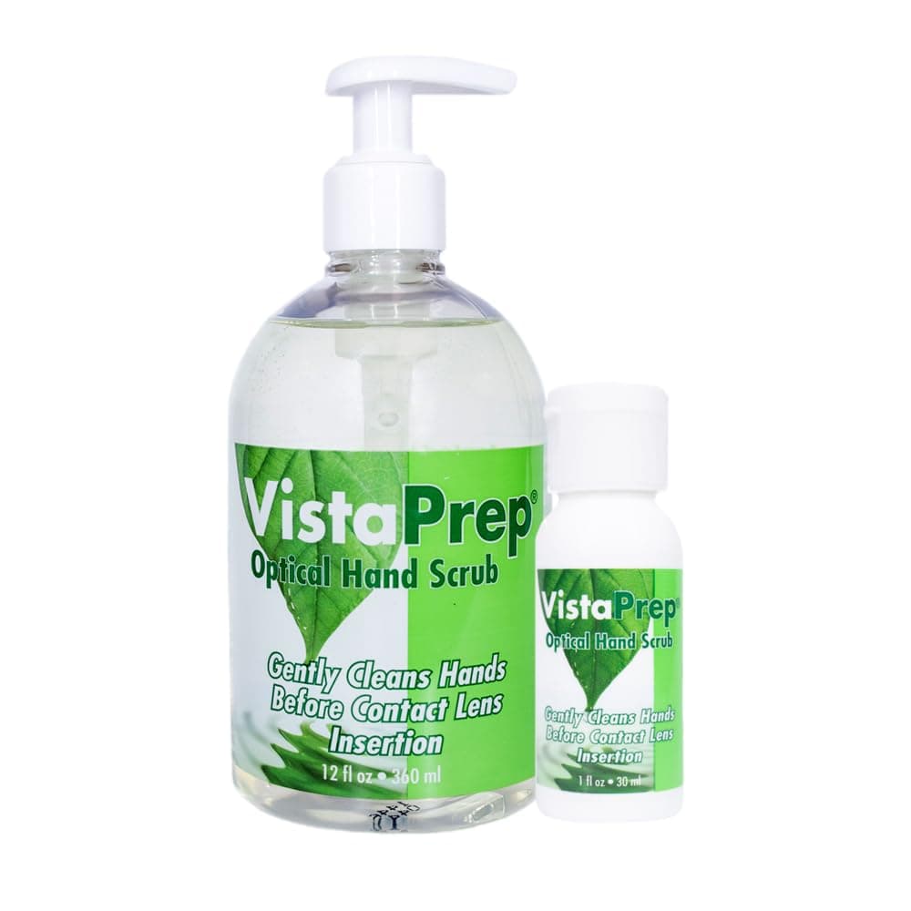 Vista Prep® Retail Combo Pack | Optical Hand Scrub | Safe for Contact Lens | Gentle | Free of Oils and Fragrances