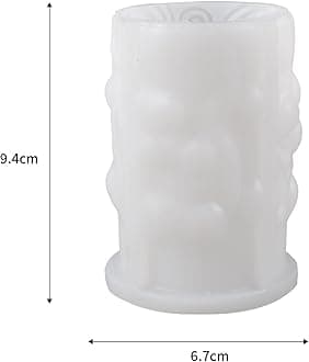 Silicone Curved Mold Animal Resin Mold Spiral Resin Mold Clay Mold Jewelry Resin Casting Mold Craft Supplies 3D Mold Silicone Mold for Resin Casting Mold Candle Making Molds Cylinder Resin Mold