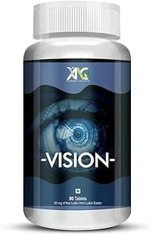 Vision Eye Vitamins good for Eyes with Lutein & Zeaxanthin | Fights Low Eye Vision, Dry Eyes & Retina 90 Tablets
